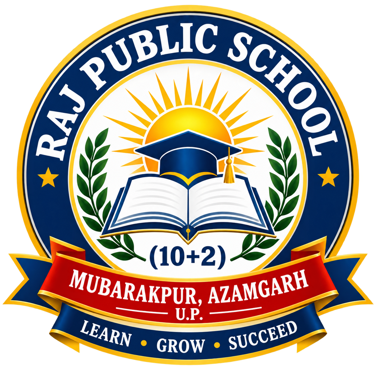 Raj Public School Logo